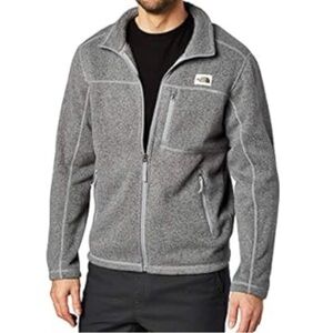 THE NORTH FACE MENS GORDON LYONS FULL ZIP FLEECE JACKET COAT GREY LARGE